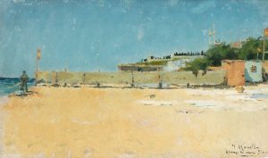 Исидре Нонель "Пляж Аренис" 1891