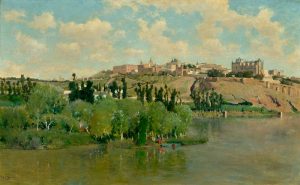 Аурелиано де Беруэте-и-Морет "Вид на юг Толедо из Лос Сгарралес" 1895