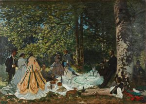 Клод Моне "Завтрак на траве" 1866
