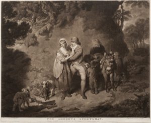 Ч.Г. Ходжес (по оригиналу Ф. Уитли) "Влюбленный охотник" 1786