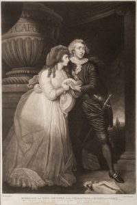 Т. Парк (по оригиналу М. Брауна) "Актеры Джозеф Джордж Холман и Энн Брантон в трагедии "Ромео и Джульетта" 1787