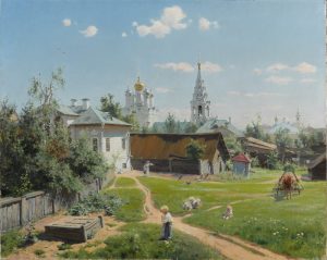 Василий Поленов "Московский дворик" 1878