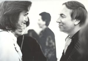 Андрей Вознесенский и Жаклин Кеннеди-Онассис. Нью-Йорк, 1990