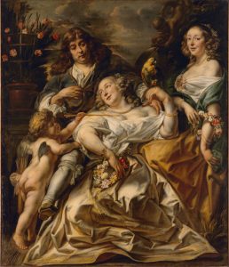 Якоб Йорданс "Аллегорический семейный портрет" Начало 1650-х