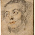 Якоб Йорданс "Этюд головы молодой женщины" Около 1635-1640