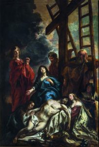 Якоб Йорданс "Оплакивание Христа" 1650-е