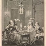 Исидор Станислас Эльман по рисунку Жан-Мишеля Моро Младшего "Изысканный ужин" 1781