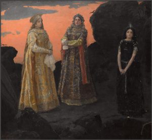 Виктор Васнецов "Три царевны подземного царства" 1879