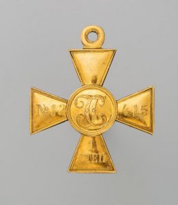 Знак отличия Военного ордена Св. Георгия 1-й степени № 12415. Вторая половина XIX века