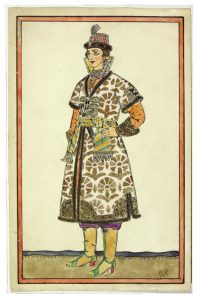 Иван Билибин "Иван Царевич. Эскиз костюма" 1907