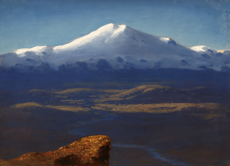 А.И. Куинджи "Снежные вершины. (Эльбрус)" 1890-1895