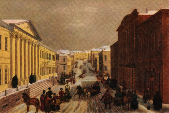 А. Кадоль «Кузнецкий мост» 1825
