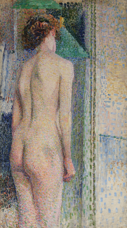 А.А. Кокель "Обнаженная женская модель со спины" 1910-е