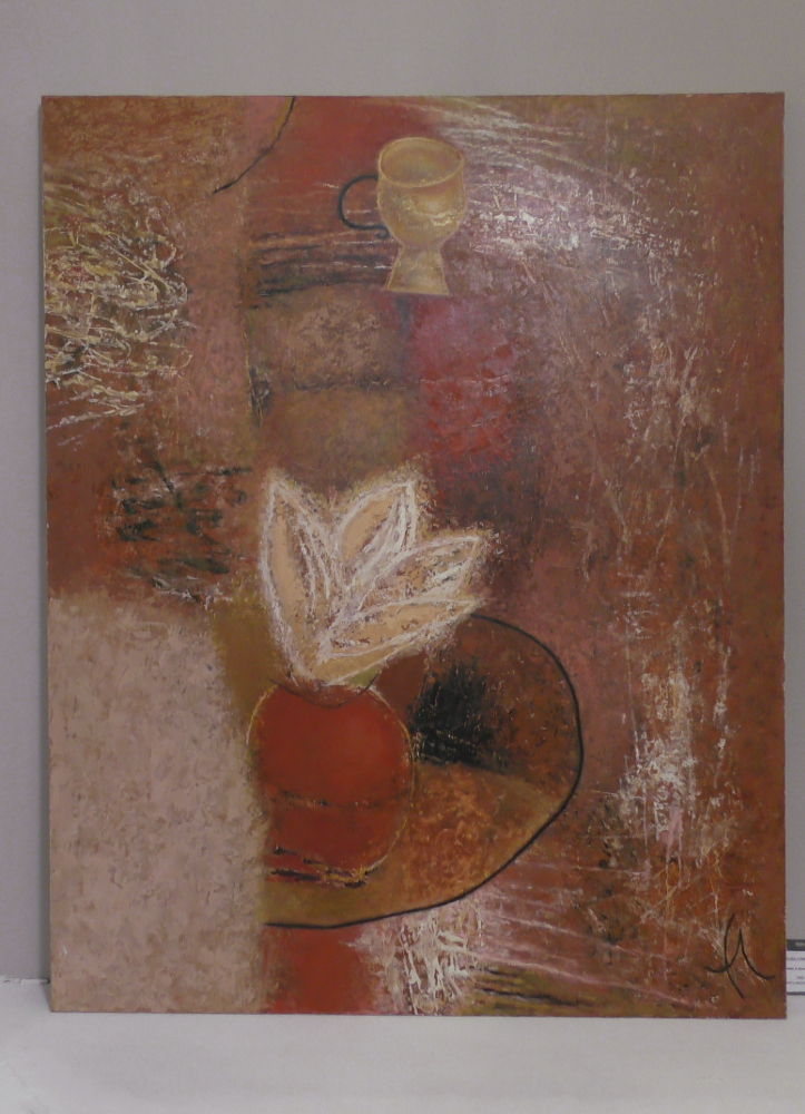 Лилиана Спик "Цветок и золотая чашка" 2003