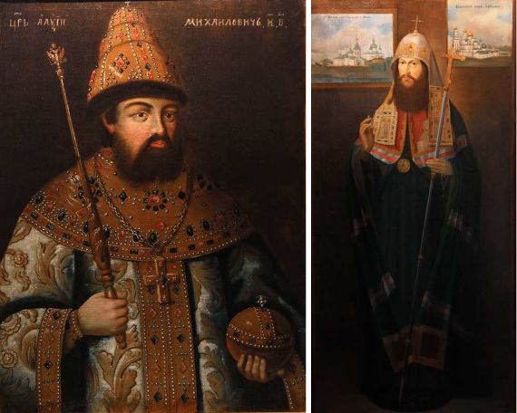 Выставка Бои за историю Царь Алексей Михайлович и патриарх Никон Коломенское
