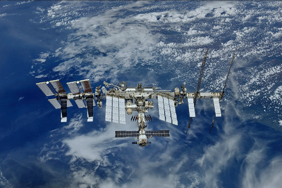 Международная космическая станция МКС. Предоставлено: Роскосмос и Музей Космонавтики.