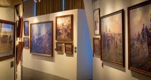 Выставка Александр Аверьянов Живописец баталий Музей-панорама Бородинская битва