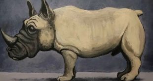 Петербург Галерея Свиное рыло Выставка Смесь бульдога с носорогом