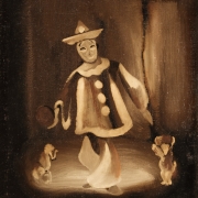 Жак Ихмальян "Клоун с собачками" 1974. Предоставлено: Государственный Музей Востока.