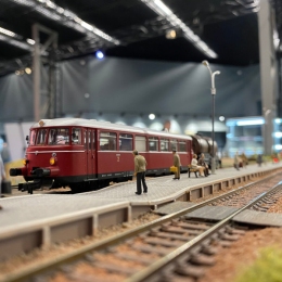 Выставка «Железнодорожная модель». Предоставлено: Музей Гаража особого назначения на ВДНХ.